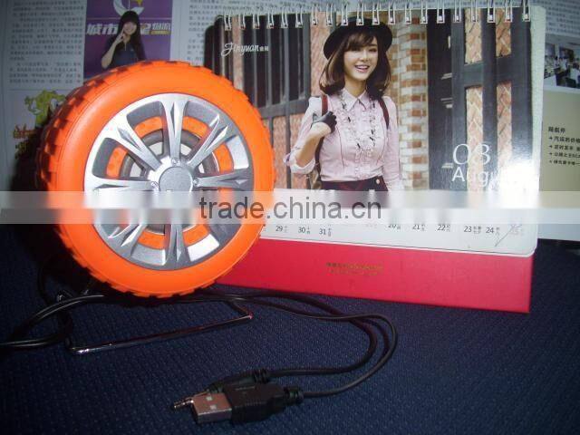 Multimedia computer personality tires small speakers USB power supply without driver Mini portable audio
