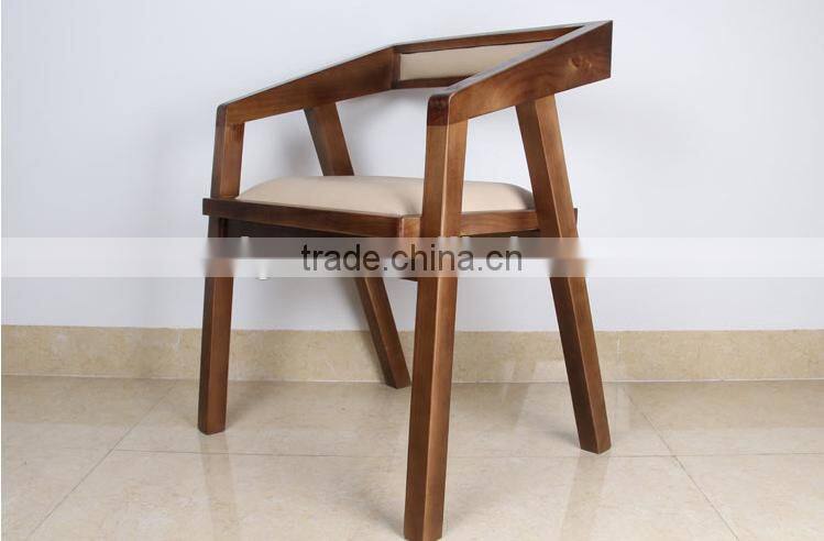 2016 Hot sale American style living room dinning chairs in wood