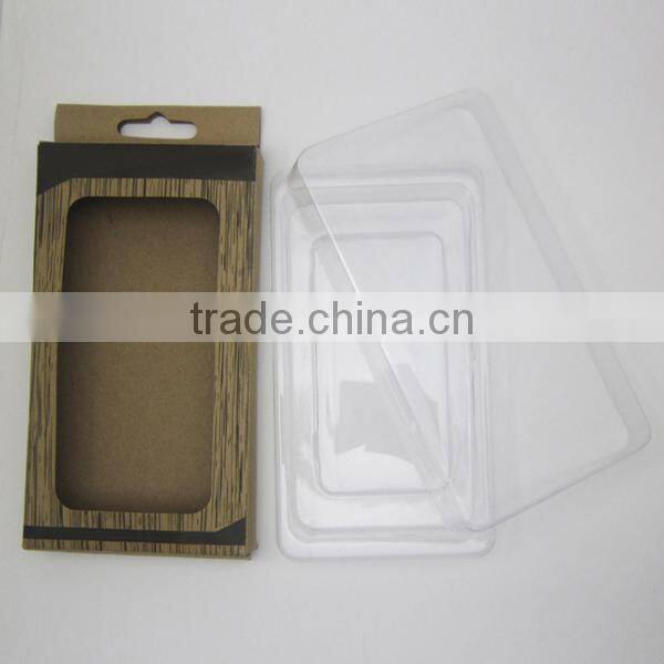 Clear plastic boxes for cell phone, crystal box packaging, high quality packing boxes