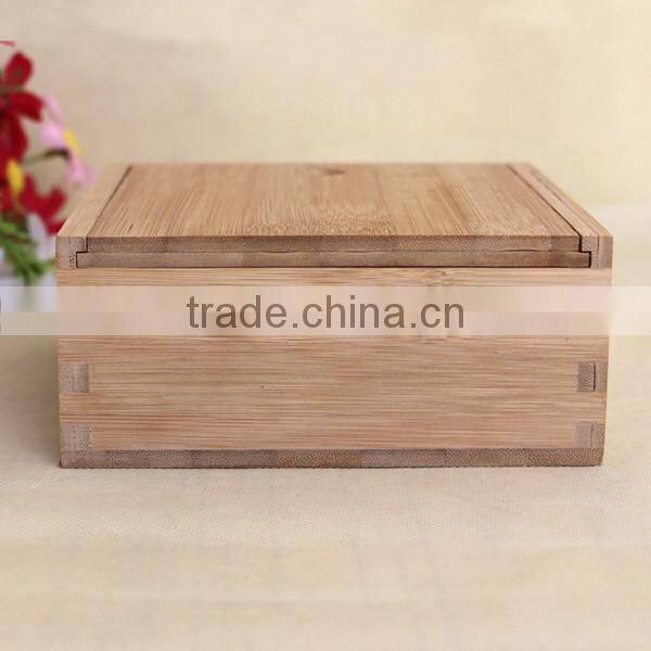 Customize Square Wooden Tea Box, Crafts Torage Boxs