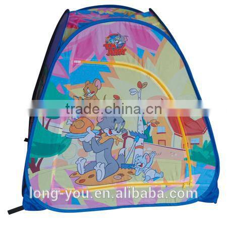 Hot selling Cartoon Winnie Pink play tent Foldable play tent for girls