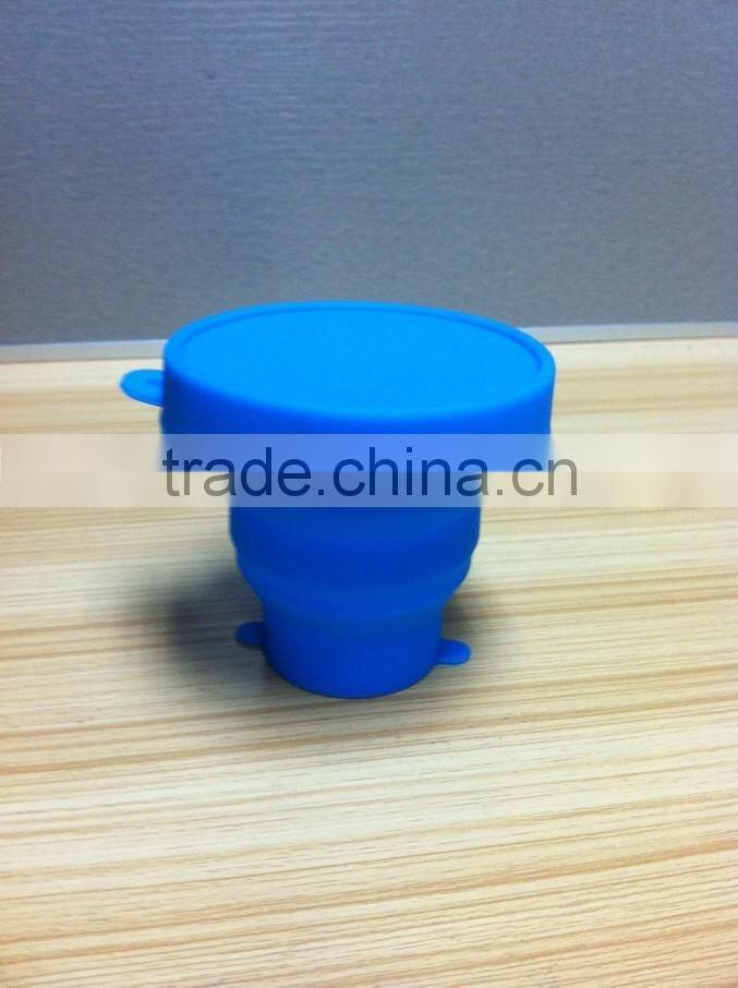 Silicone Tea Cup for Travelling /portable silicone cup with cup lid