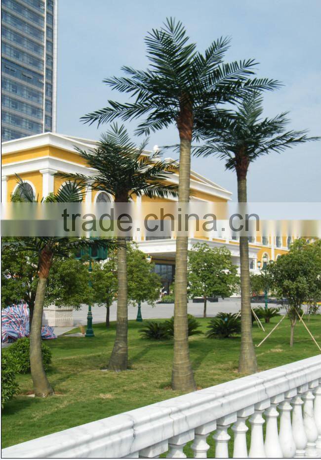 artificial palm tree fiberglass outdoor coconut tree sale fake tree