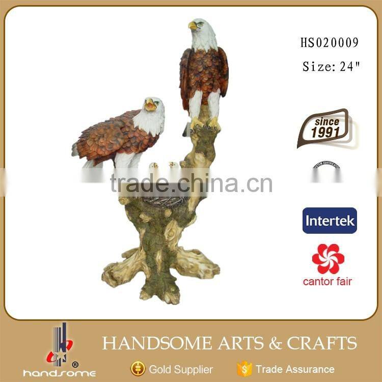 Resin Animal Large Eagle Statues Garden Statue Eagle