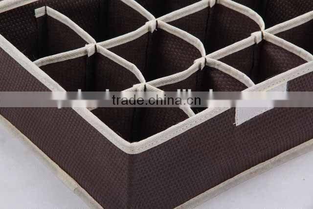 rectangular non-woven 12 lattice storage box