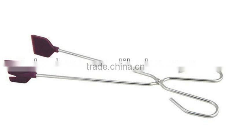 HIGH QUALITY BBQ fire tong bbq scissor tongs ,bbq food tong YZ0005