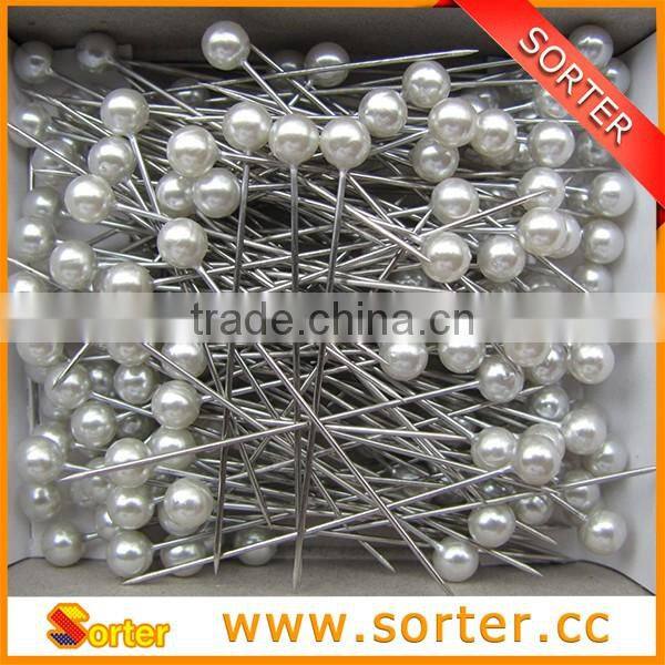 Shirt pearl sewing pin /garment decor pearl head pin