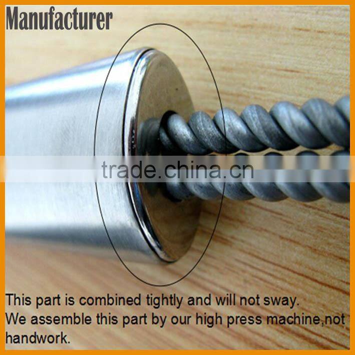 Triple grill brush ,BBQ cleaning tool stainless steel plastic handle brush