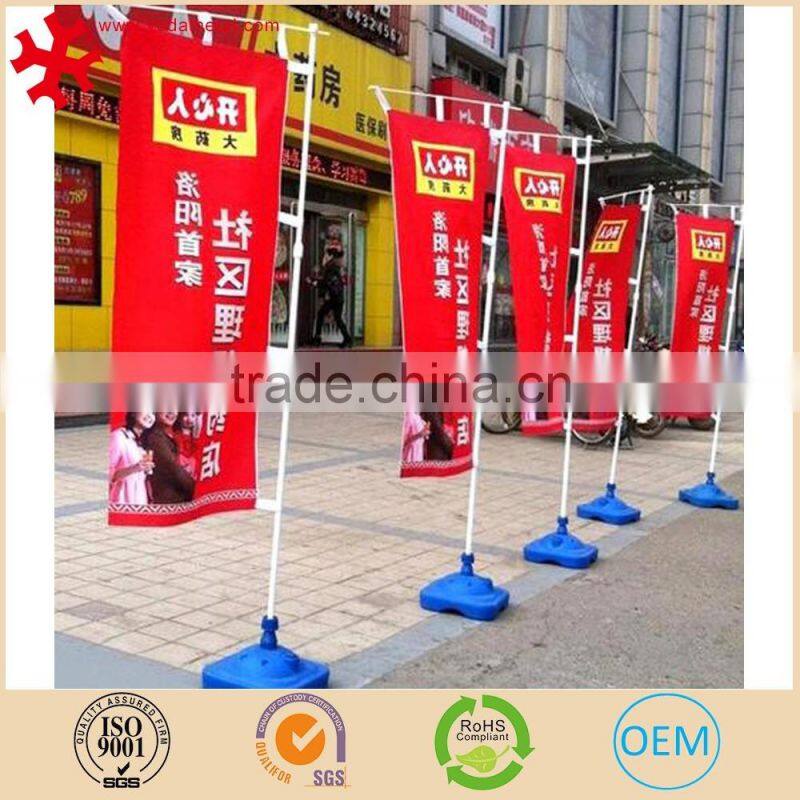 Retractable exhibition aluminium roll up banner stand with double side