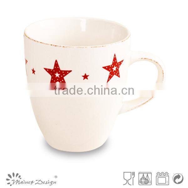 Wholesale High Quality Christmas ceramic mug/holiday promotional ceramic Christmas mugs