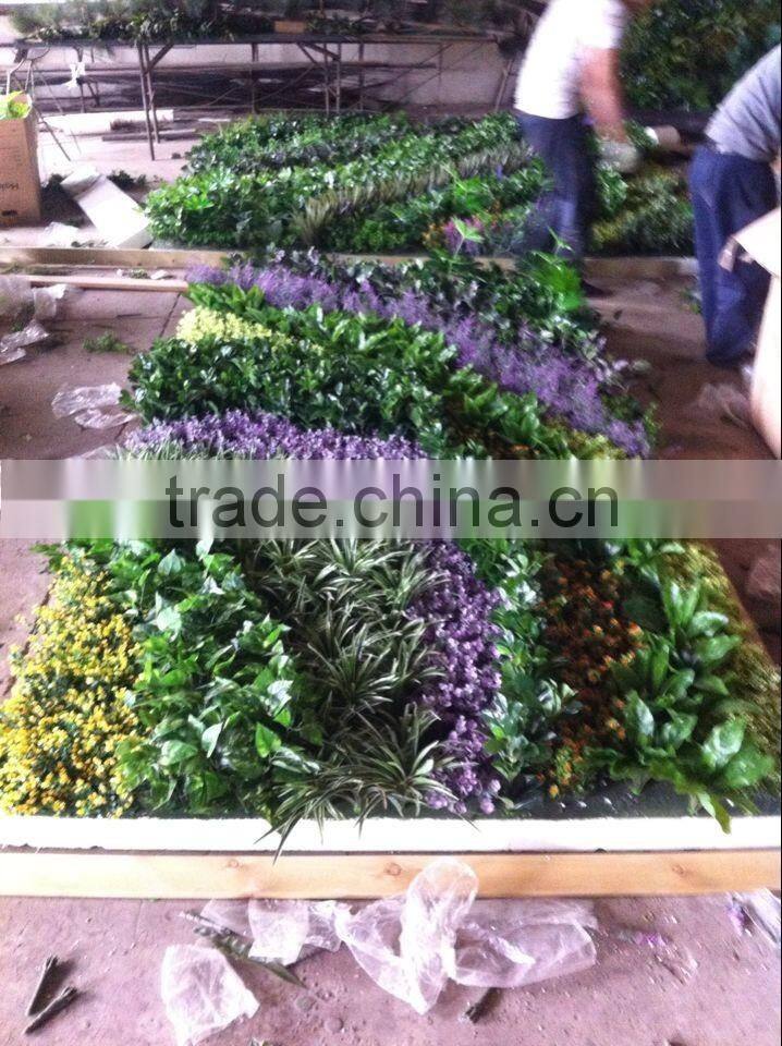 Artificial green wall for gymnasium
