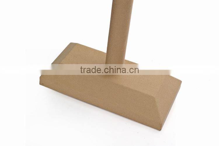 Simple linen jewelry display stand for bracelet