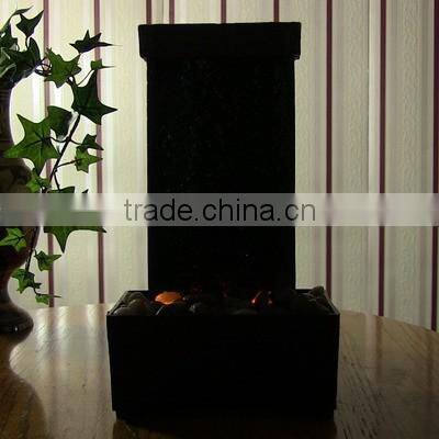 Lighted Stream Tabletop Water Fountain with LED Lights