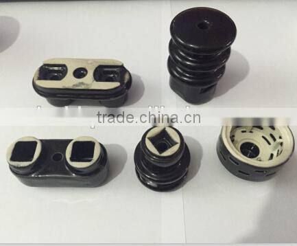 wall mounted intertwined cable ceramic insulator with factory price