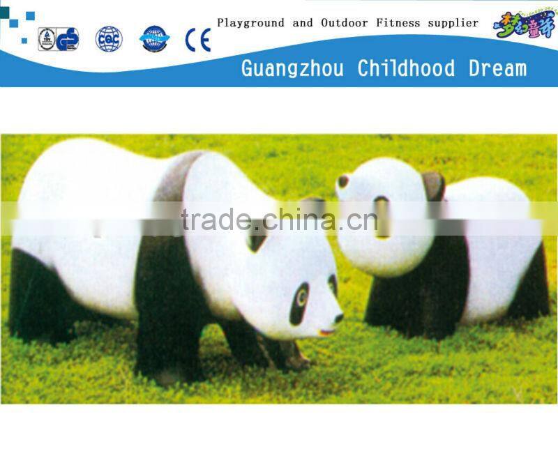 (HD-18914)Beautiful panda life size fiberglass sculpture
