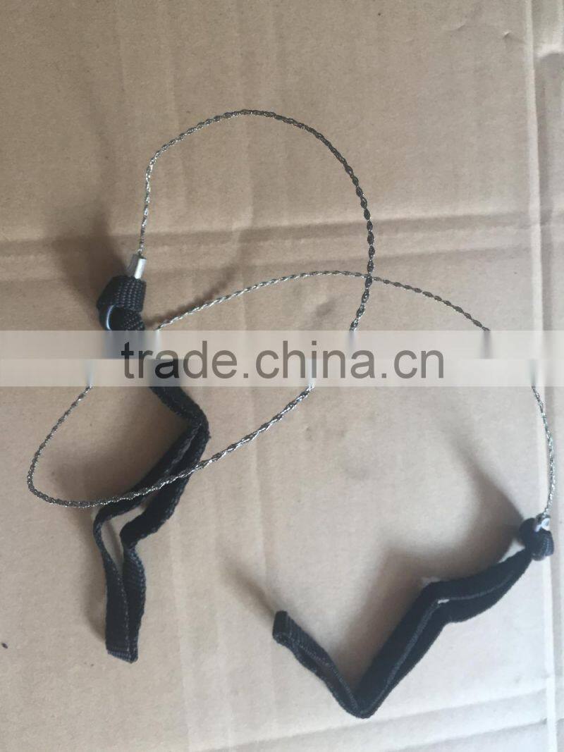 Outdoor survival line wire saw sawing wire saw