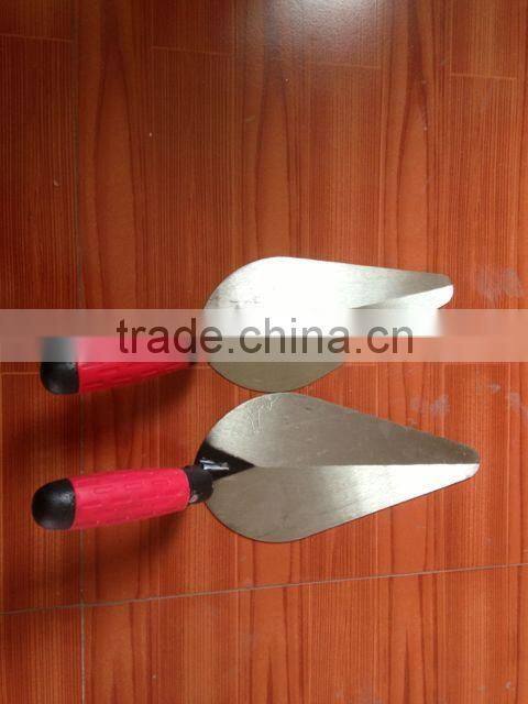 High quality bricklaying trowel with double color rubber handle