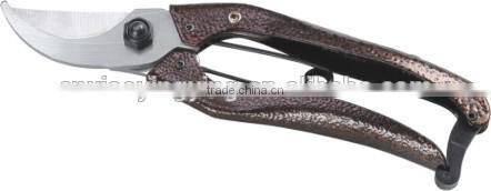 plastic coated pruner scissors/high quality garden shears