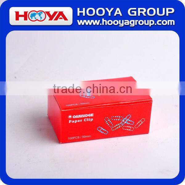 50mm wholesale different kinds office cheap colorful plastic paper clip