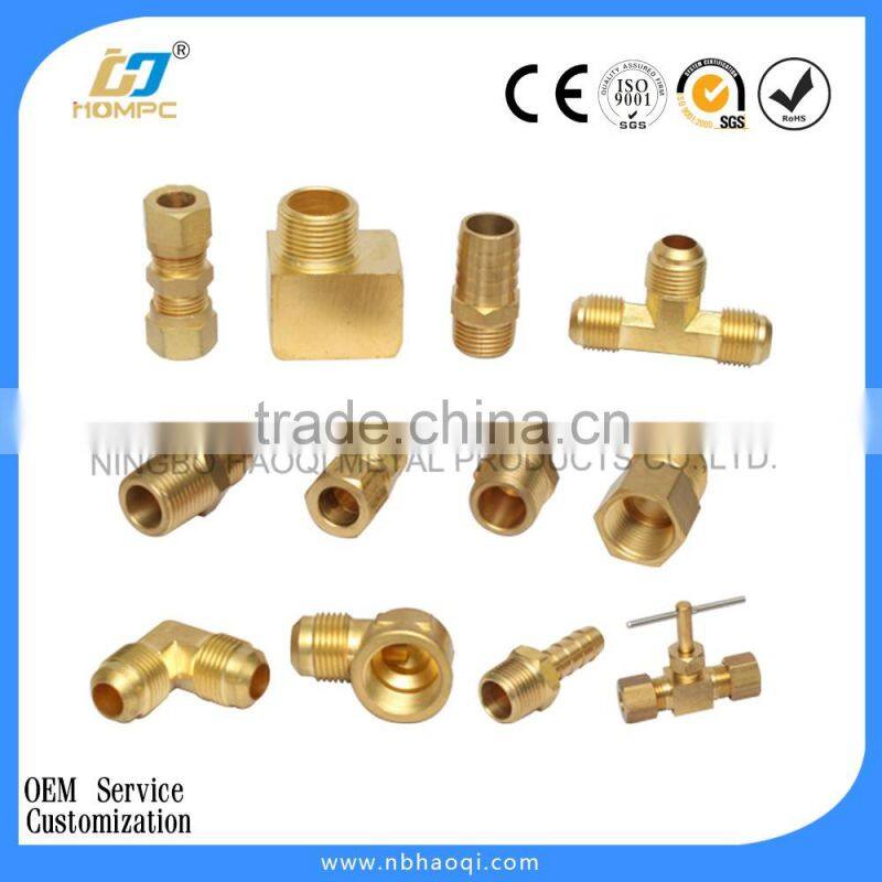 Brass elbow fitting pipe
