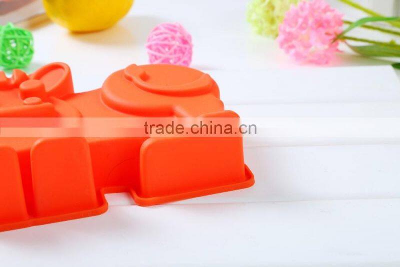 Lovely Cow Shape Silicone Cake Baking Pan Mold, baking supplies for cake decoration,baking mold