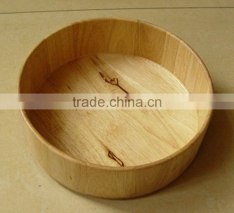 Gorgeous Rubber wood Salad Bowl, Different size and Height can be available