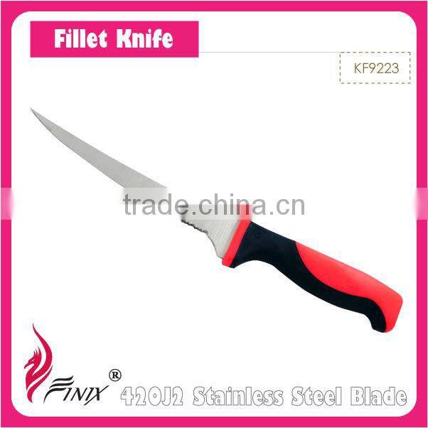 Japanese Stainless Steel 420J2 Taiwan Made Soft Grip Fishing Fillet Knife