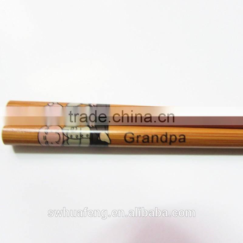 eco-friendly wholesale bamboo chopstick with logo