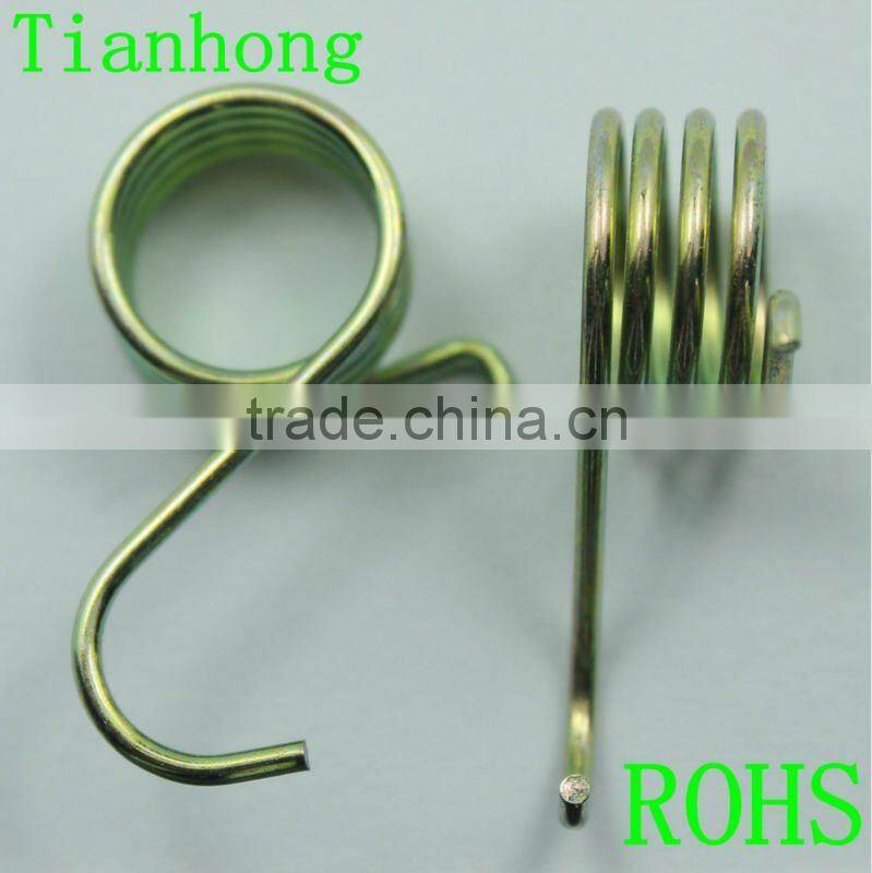 Plating color zinc Torsion Springs/Nickel plating torsion springs