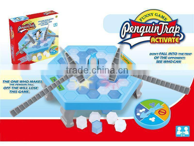 Hot selling educational toys penguin break ice game penguin trap games
