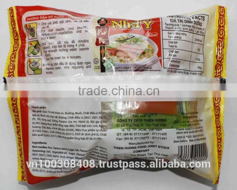"Nhu Y" -beef instant rice noodles
