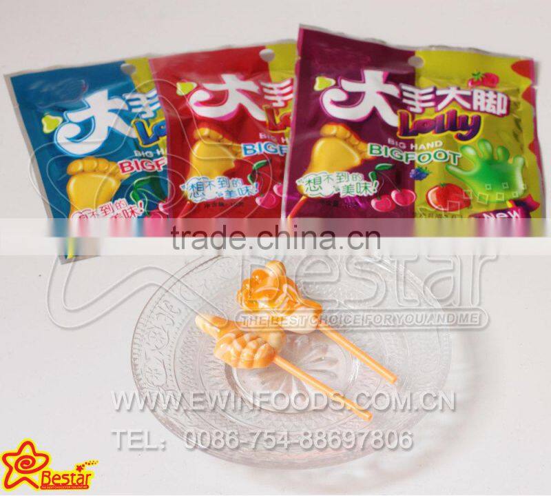 Fruit Flavor Hand and Foot Lollipop