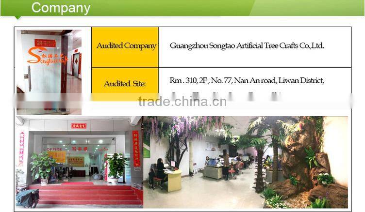 2015 Wholesale Decorative artificial flower tree fake wedding blossom tree flower trees and plants sale