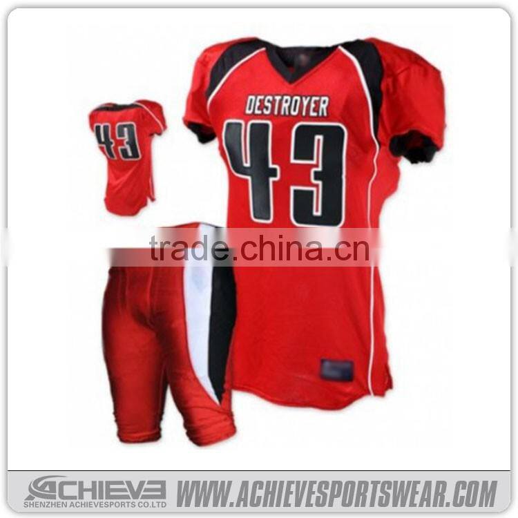 DRY Fit American Football Uniforms/support Tackle Twill American Football