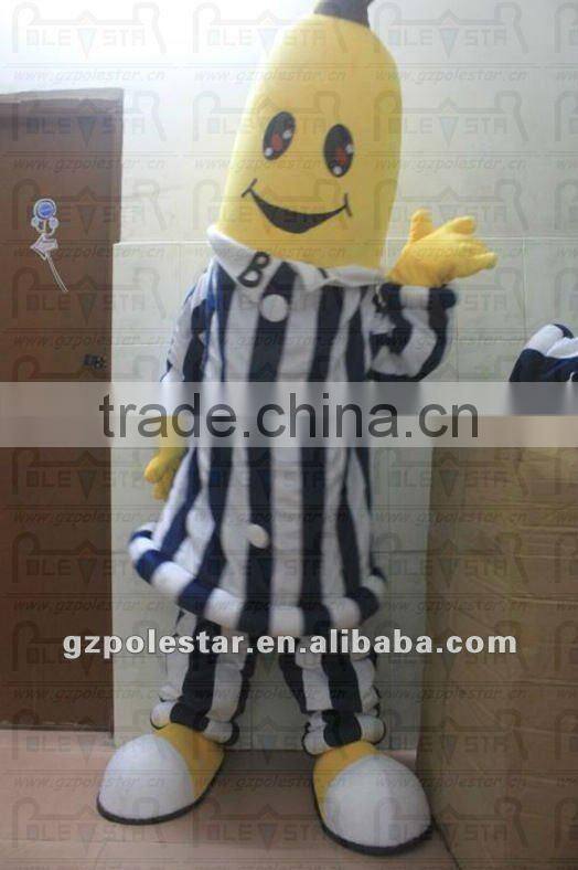 NO.1820 cartoon banana mascot costume