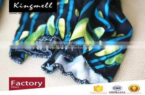 Custom 2017 Classic Digital Printed Silk Scarf for Ladies in Autumn and Winter