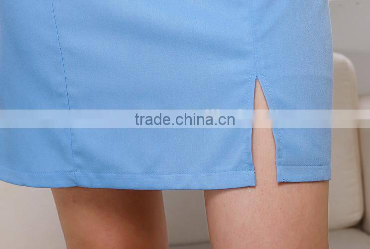 2017 OEM wholesale club costume restaurant uniform waitress dress high quality