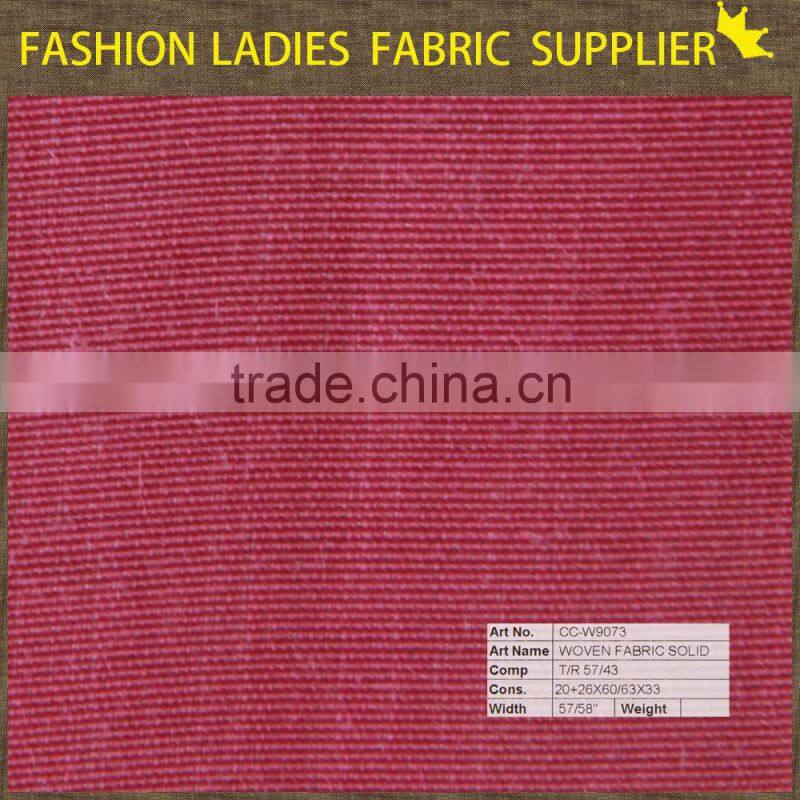 wholesale t/r calcary solid rayon fabric