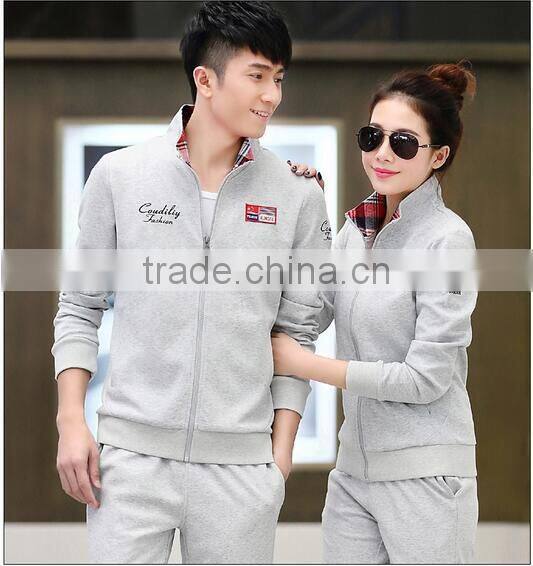 wholesale activewear comfortable grey unisex sportswear