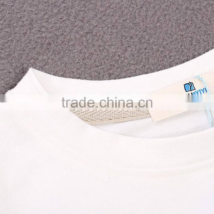 YAKUYIYI Hot Sale Girl White Cartoon Print Long Sleeve Casual Tee Shirt