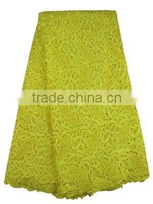 Royal Blue Chemical China Embroidery Lace Fabric Beaded Guipure Lace Cupion Lace CP0011