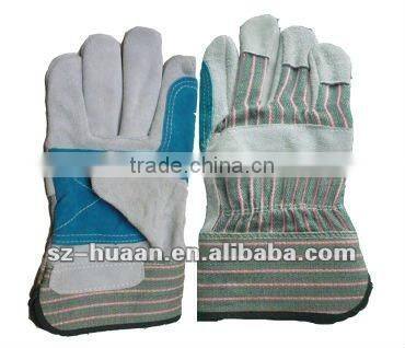 Leather hide welding glove, leather glove, working glove