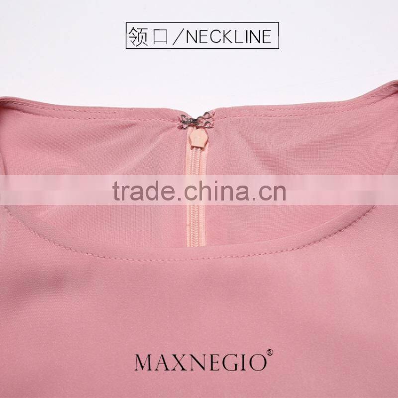 Guangzhou Wholesale Fashion Elegant Pink Sweetheart Evening Dress for Lady