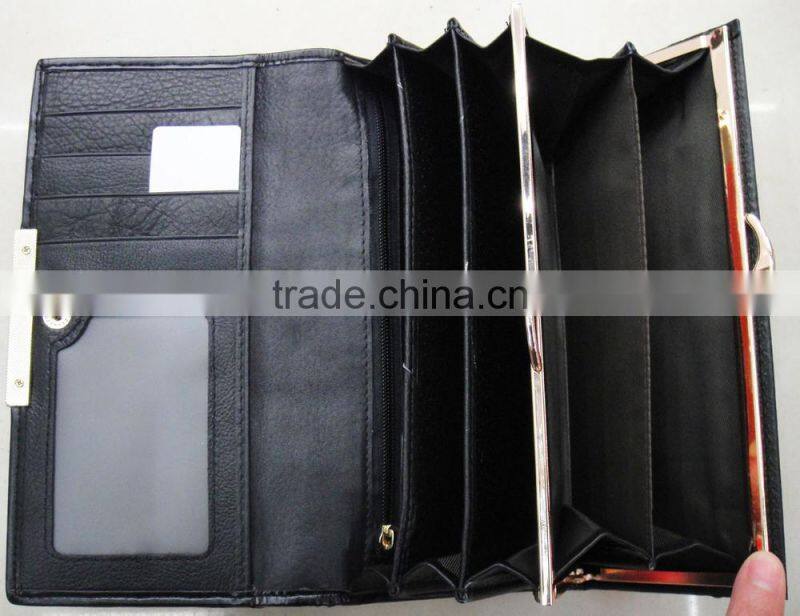 Hot lady Genuine leather wallet with horse hair