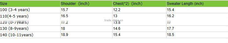 2015 children's clothing factory direct kids sweater wholesale