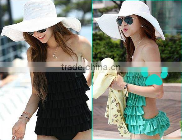 Wide Large Brim Summer Beach Sun Straw Beach Hat 3171