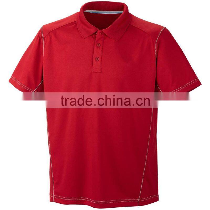 classic design blank man polo t-shirt with short sleeve