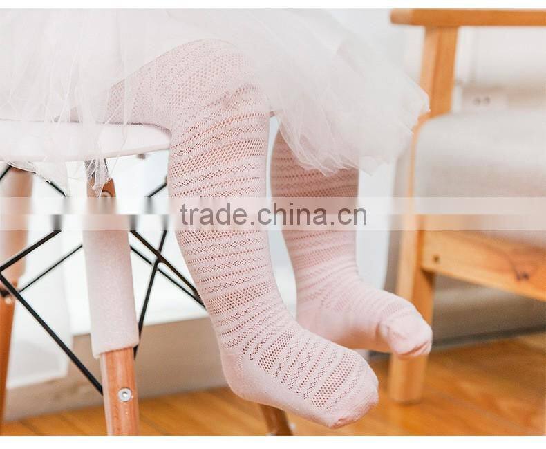 2016 Summer baby tights pantyhose with net design cotton socks