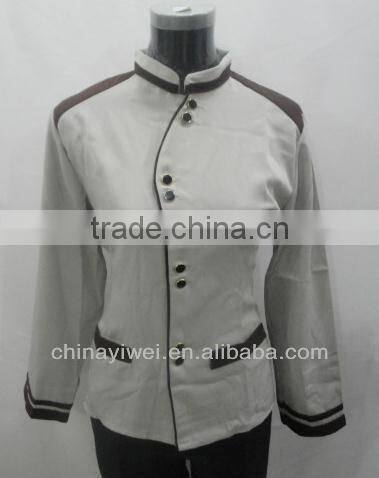Custom long sleeves bellboy uniform for hotel