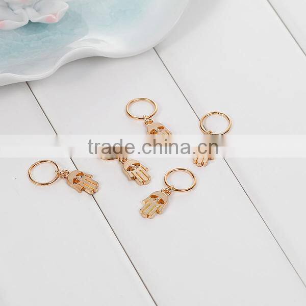 Cheap Wholesale Round Gold Plated Zinc Based Alloy Hair Accessories Findings